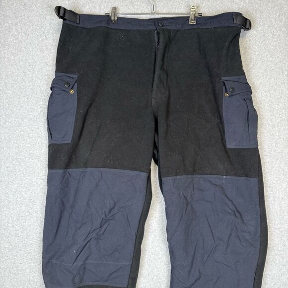 Cabela's Men's Size 3XL Black on Black Tapered Leg Pants Hunting Hiking - Picture 2 of 11